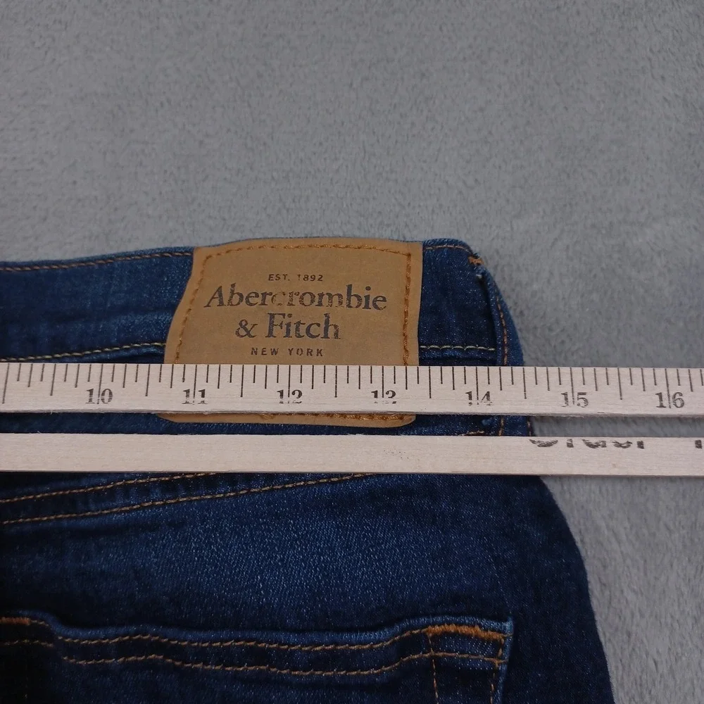 Abercrombie Fitch Jeans Mens 28x30 Blue Denim Tapered‎ Preppy CAsual